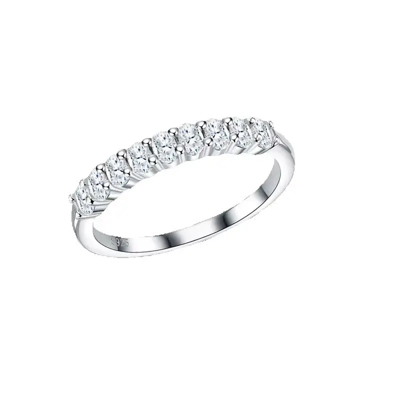 SONGYUN Brand Jewelry 925 Sterling Silver Ring VVS Moissanite Casual Ring Ladies 18K Real Gold Plated SYT Patent Jewellery