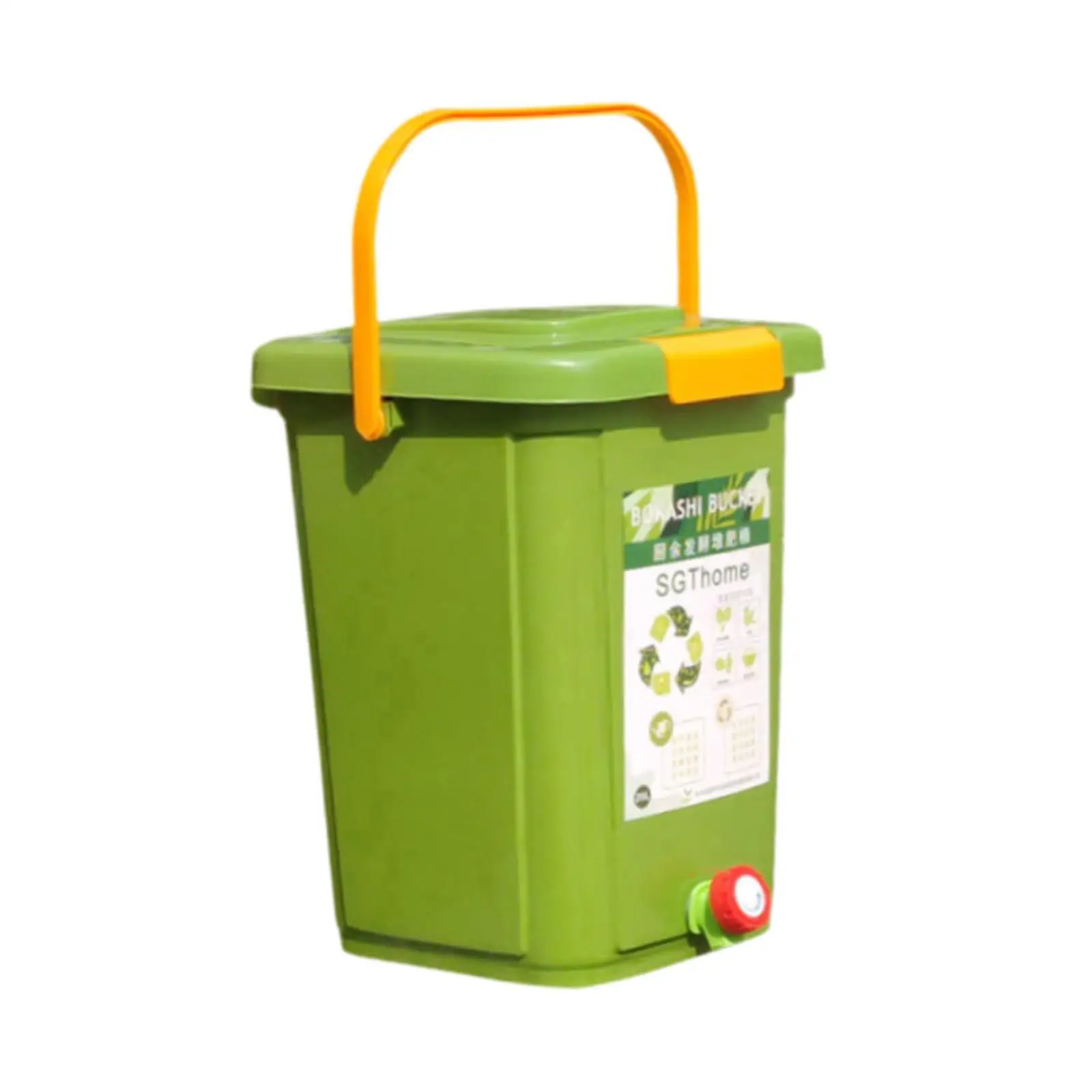 Picture 5: Countertop Compost Bin Sealed Portable Fermentation Barrel 20L Composting Bucket for Food Waste Farm Household Outdoor Kitchen