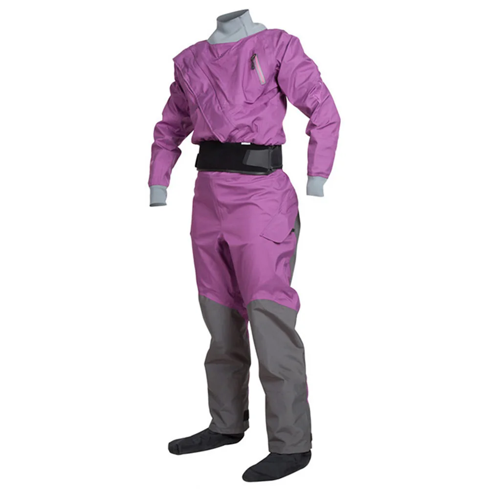 

Women's waterproof diving suit for kayaking kite surfing. Adjustable waist and leg kayaking clothing, paddles, rafting equipment