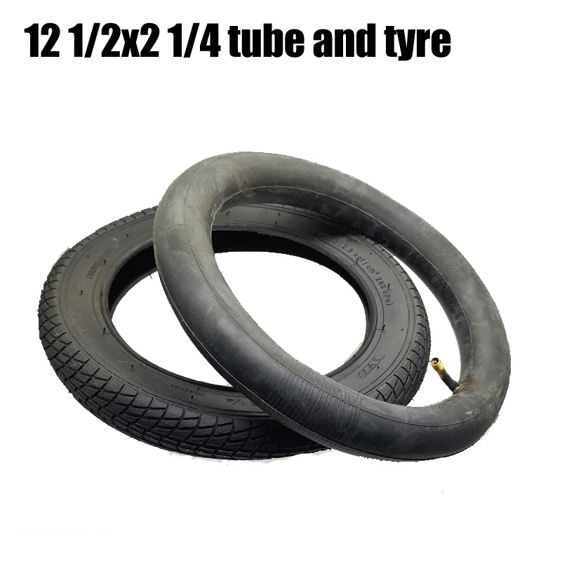 12 1/2x2 1/4 Inner Tube Outer tyre fits  for Many Gas Electric Scooters and e-Bike Folding bicycle