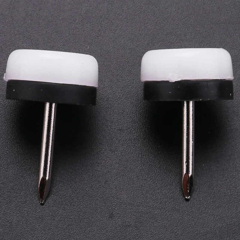 مسمار على النايلون المنزلق وسادة ، سميكة الأثاث الإنزلاق ، حامي الكلمة ل الساق الخشبية ، كرسي ، الجدول ، أريكة ، 18 مللي متر أو 0.7 بوصة ، 40 قطعة