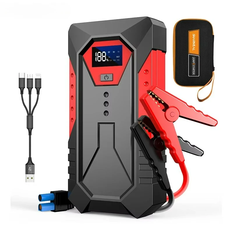 

Povasee 12v 5000a A30 500 for up to 10l Gas or 8l Car Jump Starter Battery Jumper Box