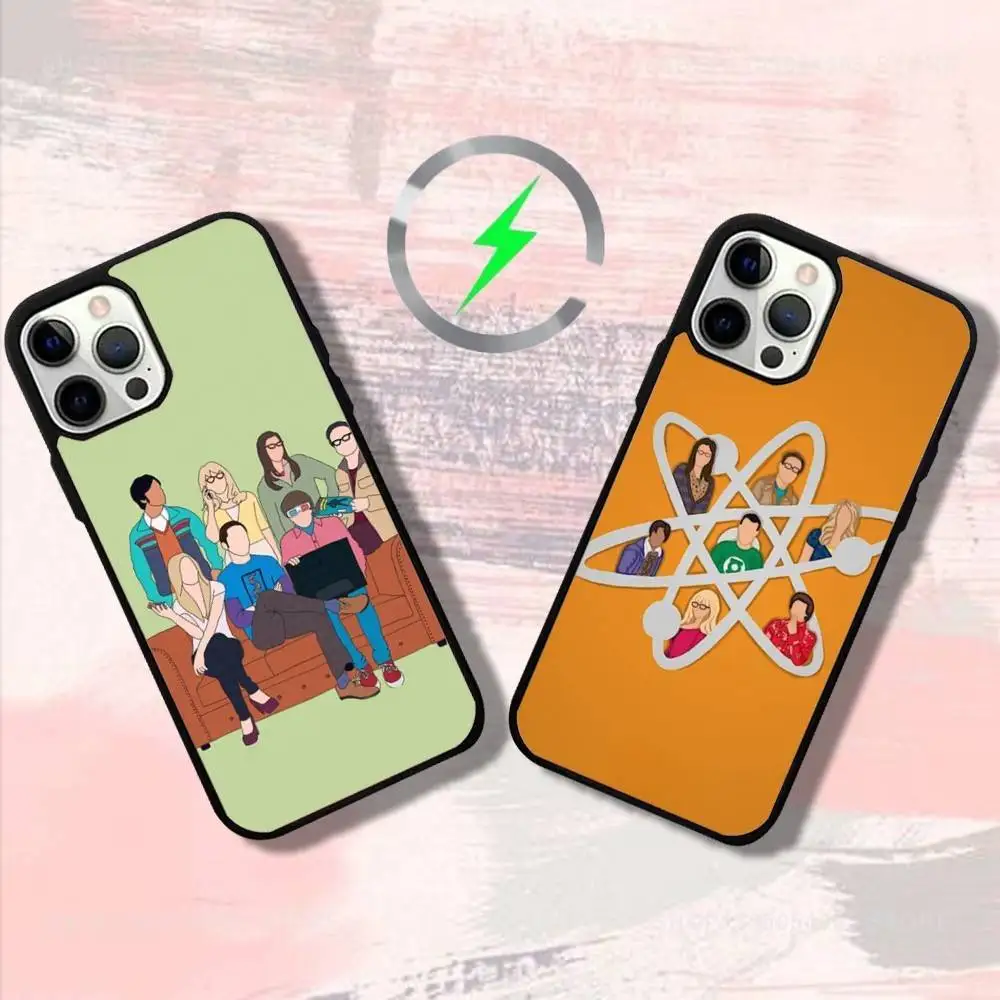 

The B-Bigs Bang T-Theorys Phone Case For iPhone 16,15,14,13,12,11,Pro,Max,Plus,Mini,SE4,E Magnetic Magsafe Wireless Charging
