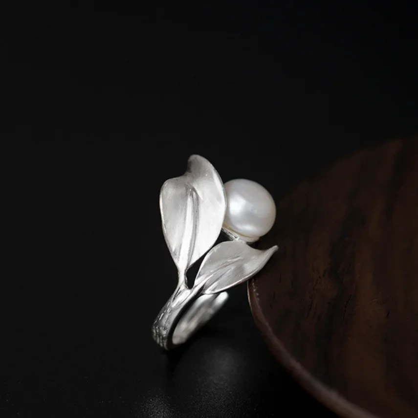 

КОЛЬЦО С НАТУРАЛЬНЫМ БЕЛЫМ ЖЕМЧУГОМ АААА РАЗМЕР 5-10