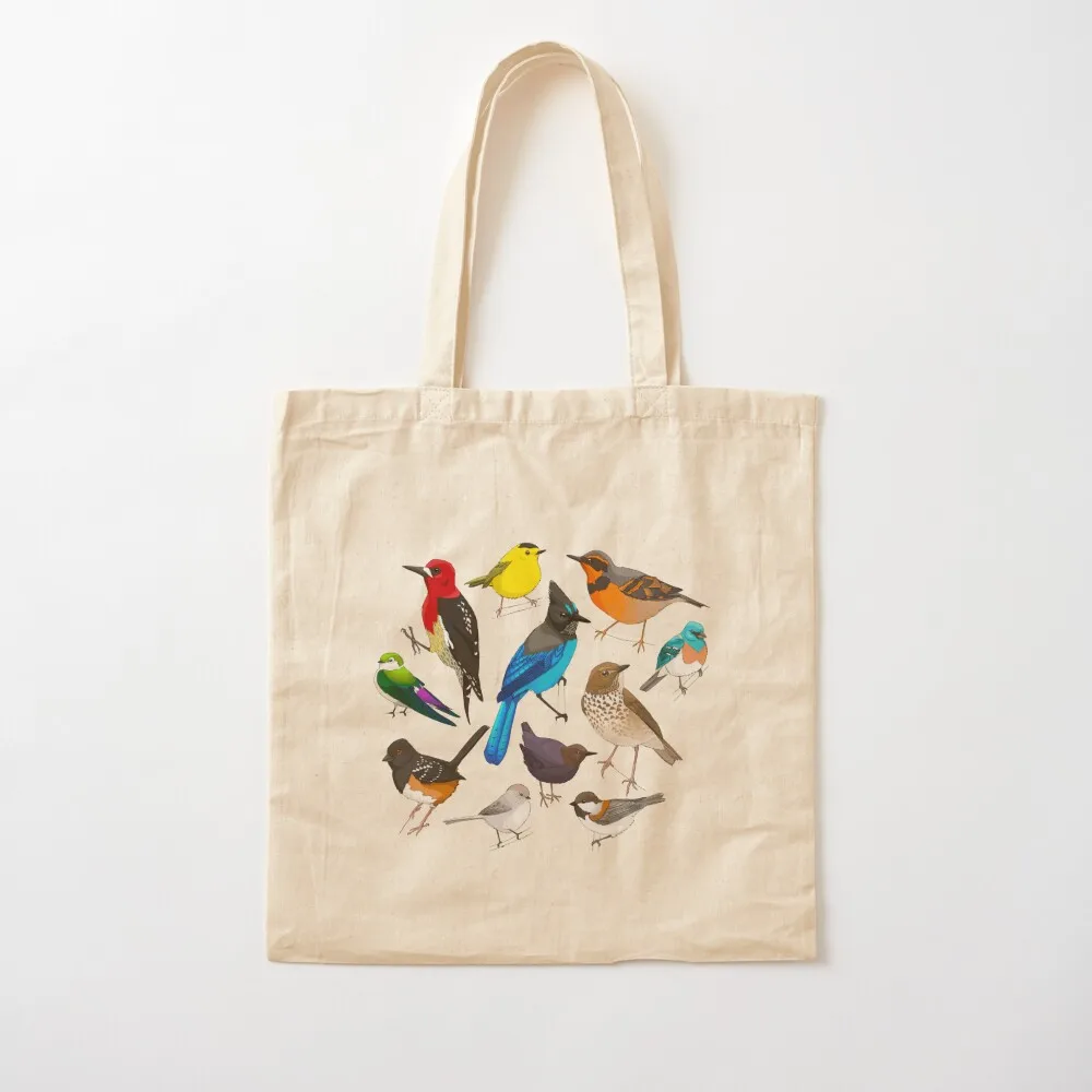 حقيبة تسوق PNW Birds Tote حقيبة تسوق نسائية من القماش حقيبة رائعة للجامعة
