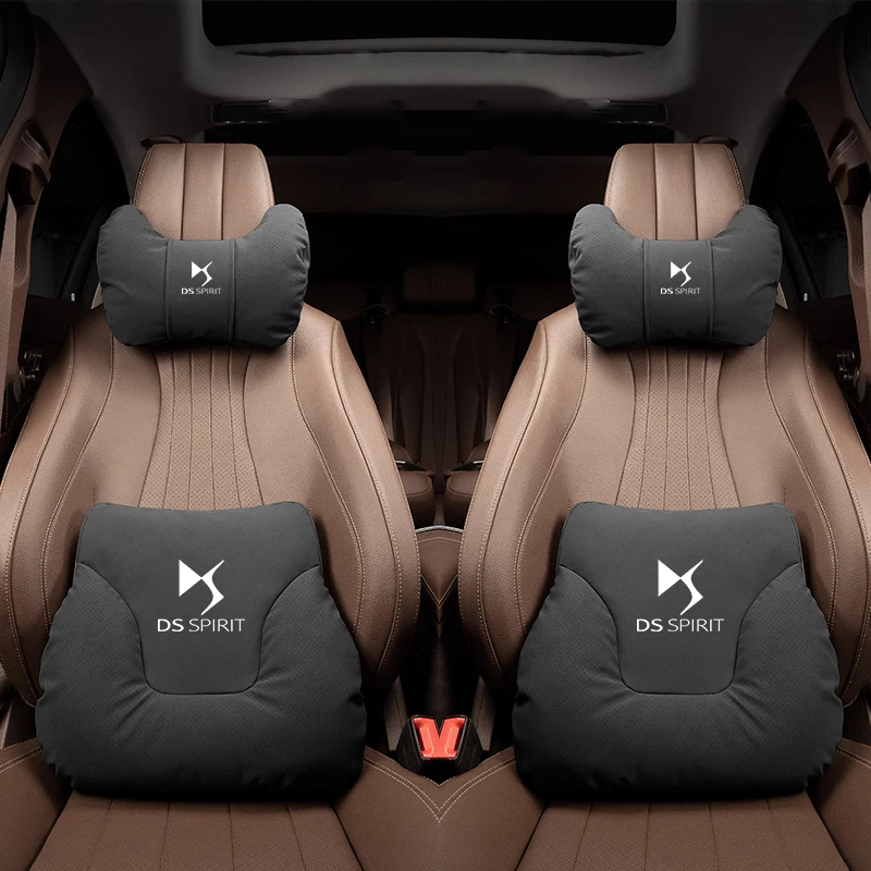 

Car Headrest For DS SPIRIT DS3 DS4 DS5 DS6 DS7 Car Neck Protection Pillow Car Interior Leather Lumbar Backrest Cushion