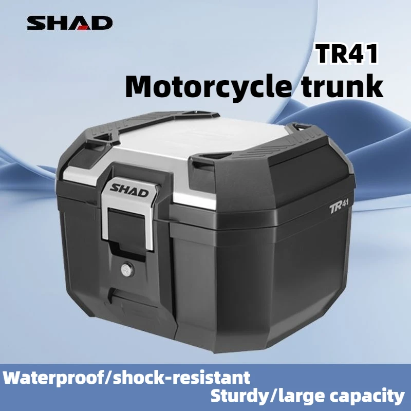 

SHAD Motorcycle Trunk for PCX Haojue ADV Suzuki Guangyang TR41 Large Capacity Quick-release Waterproof Universal Storage Box