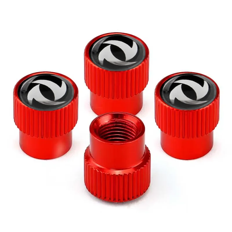 4pcs Car Wheel Tire Valve Caps Dustproof for Dongfeng DFM Aeolus Ax3 K01 Ax5 580 H30 C31 Ax7 AX4 DFSK Glory Cefiro Accessories