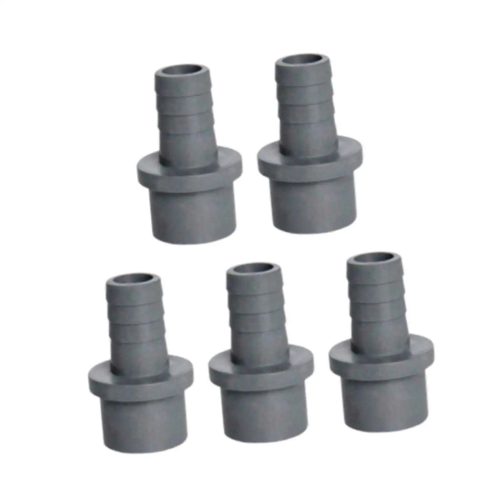 5 Pieces PVC Pond Pool Hose Pipe Adaptors Barb Hose Tail End Connector Plumbing Connection PVC Fittings for Filter Kitchen