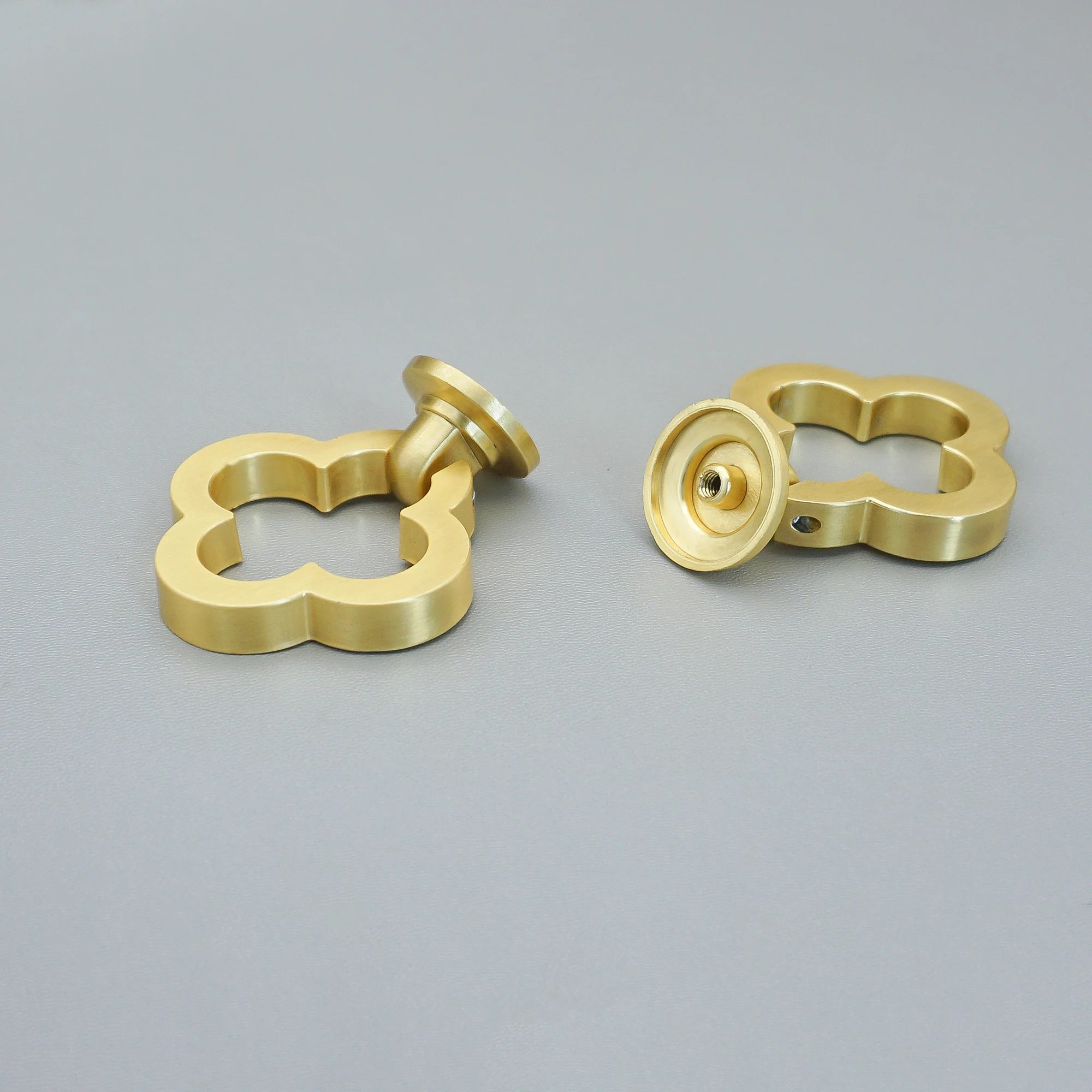 มือจับตู้รูปใบโคลเวอร์สี่แฉก ท - Furniture Hardware Drop Pulls บทวิจารณ์และราคา