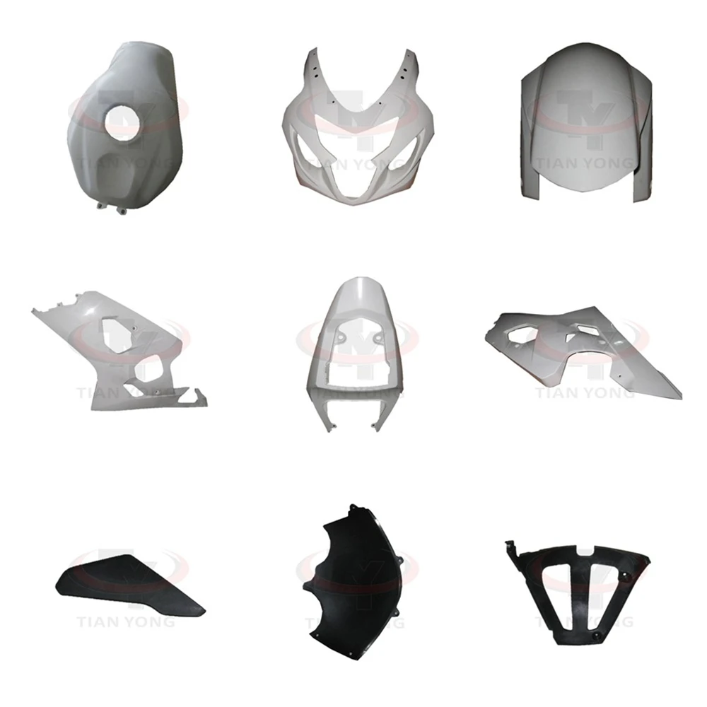 Motorcycle Unpainted For GSXR600 GSXR750 GSXR GSX 600 750 2004 2005 K4 Bodywork Pack left right Fairing Plastic parts Injection