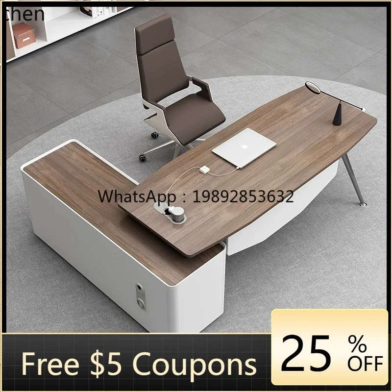 light luxury desk combination modern minimalist executive manager president leadership office desk