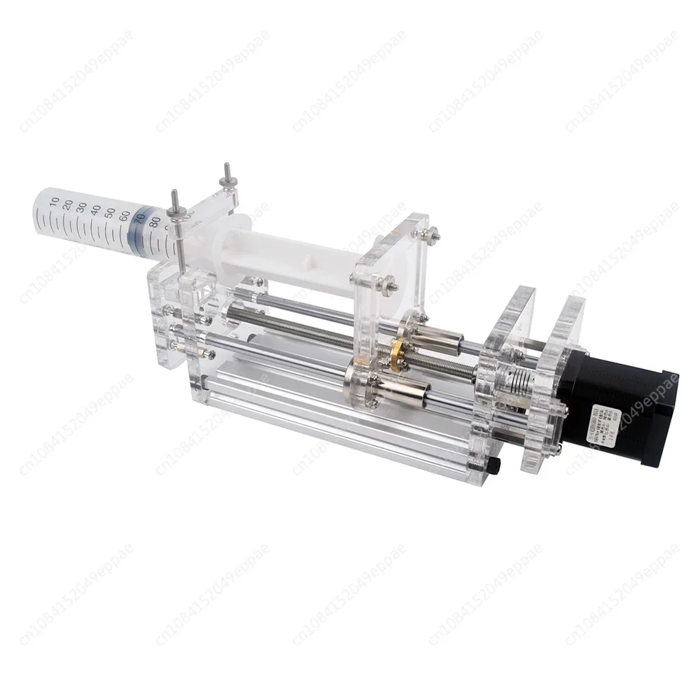 Micro Syringe Pump Laboratory Desktop Precision Electric Injection Pump 1-150ML Liquid Glue Dispenser Propel Pump + Foot Switch