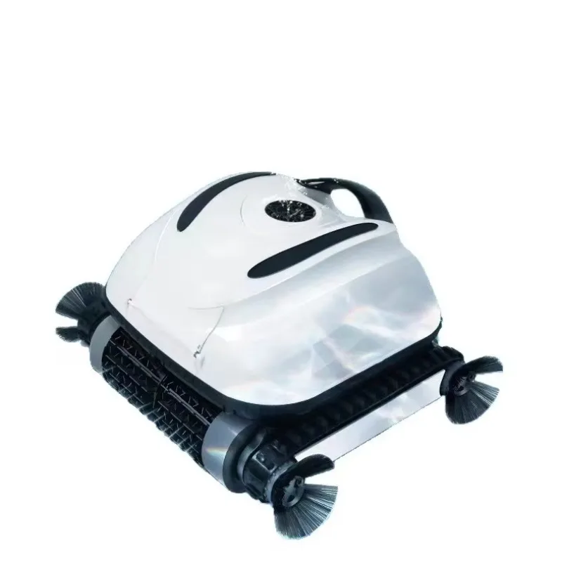 Automatic Wall-Climbing Pool Cleaning Robot, Wired Underwater Silt-Removal, Efficient Swimming Pool Cleaner