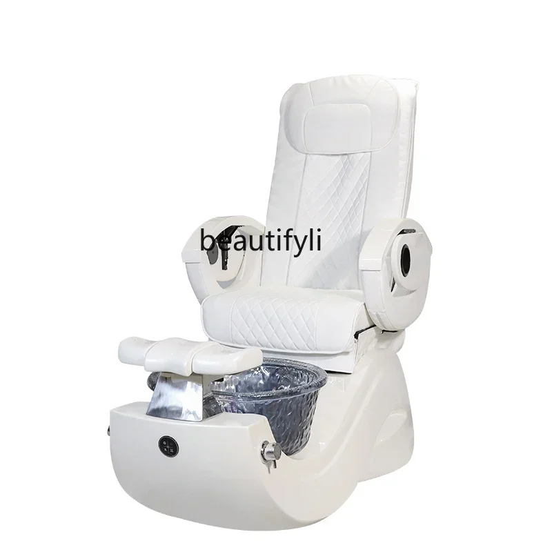 

Nail Beauty Sofa Foot Chair Foot Beauty Multifunctional Pedicure Sofa Electric Nail Scrubbing Chair Backrest Pedicure Chair