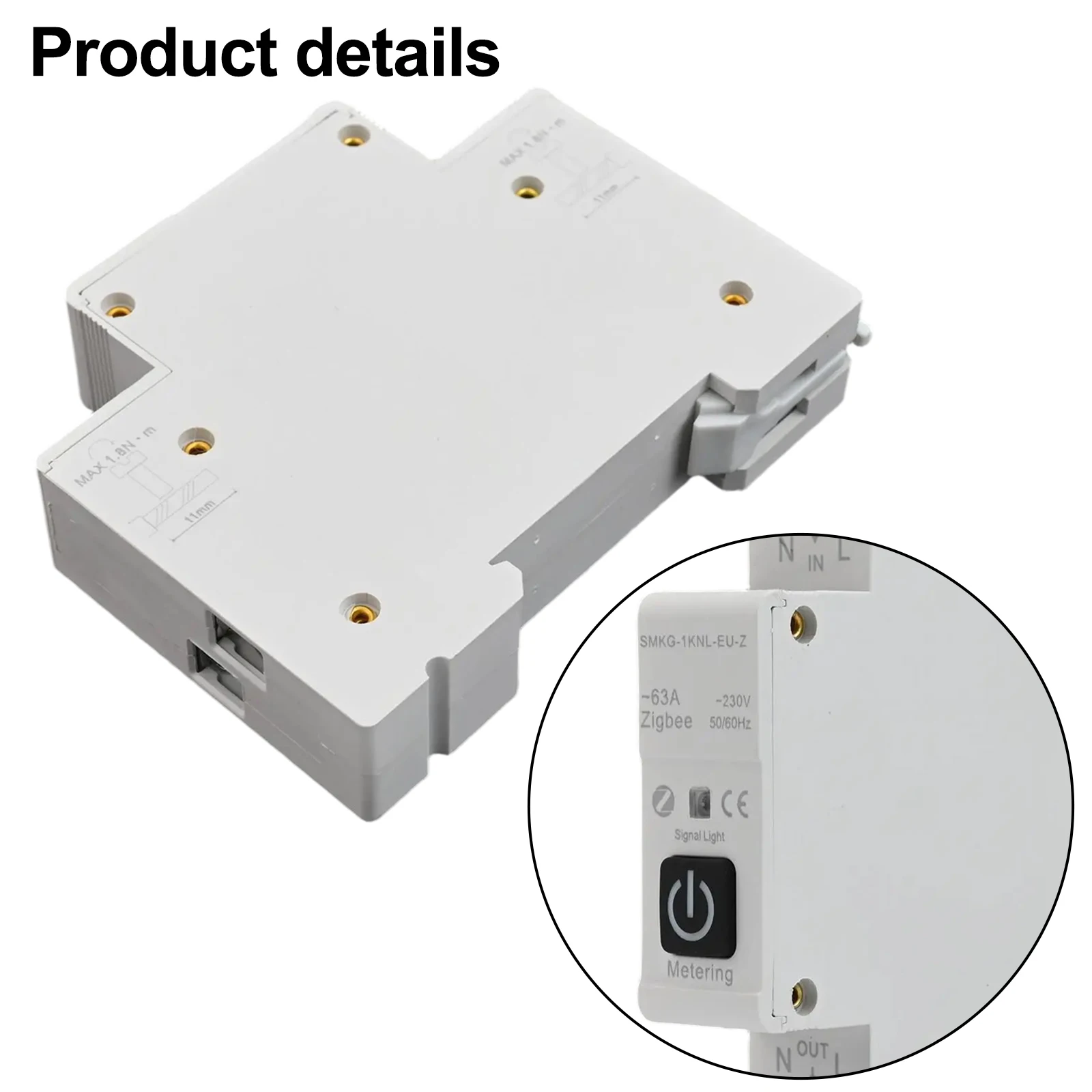 For Zigbee Compatible Smart Circuit Breaker for Tuya Offers Flexible Timing Modes and Comprehensive Monitoring