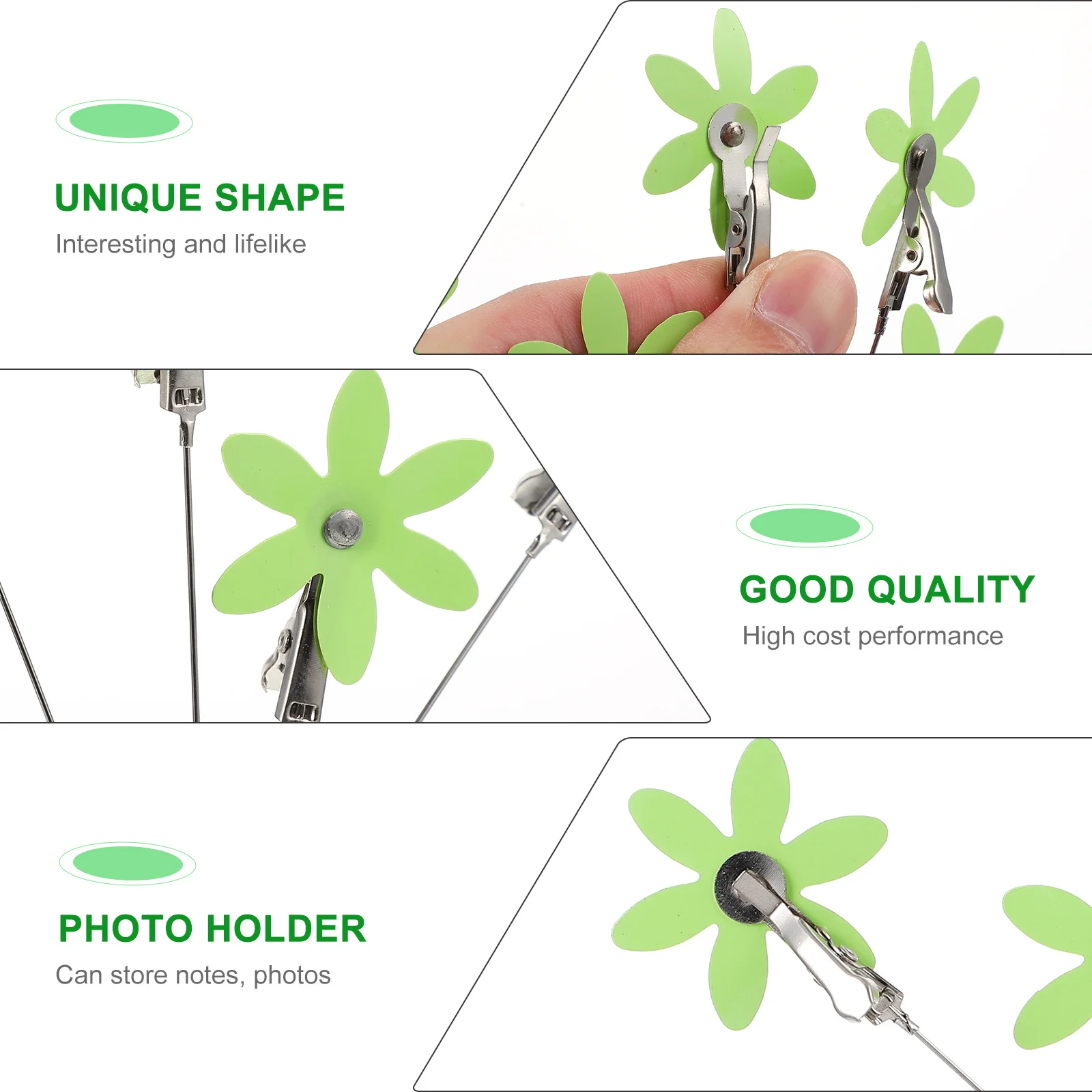 1Pcs Photo Holder Flowerpot Plastic Desktop Clip Colorful Creative Bonsai Tabletop Picture Memo Card Stand Decoration