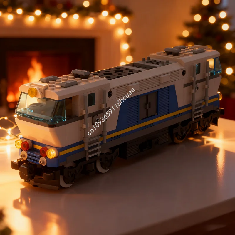 

453pcs MOC Diesel Cargo Locomotive Trained Model Building Blocks Architecture Christmas Gifts Creative Toy Idea Education Kids