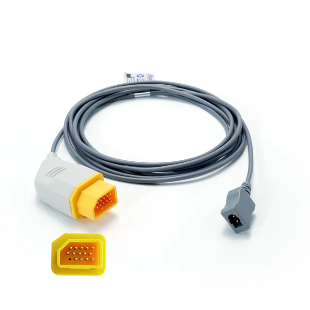 High-quality Temperature Probe Adapter Cable 2.4meter Medical Cable Class II CE Certification
