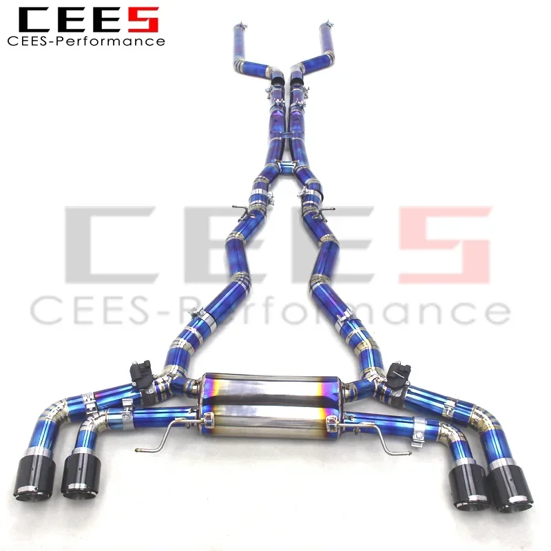 

CEES Titanium Performance Valve Catback For BMW M8 F91/F92/F93 4.4T 2019-2023 Racing Exhaust Pipe Muffler Four-door saloon