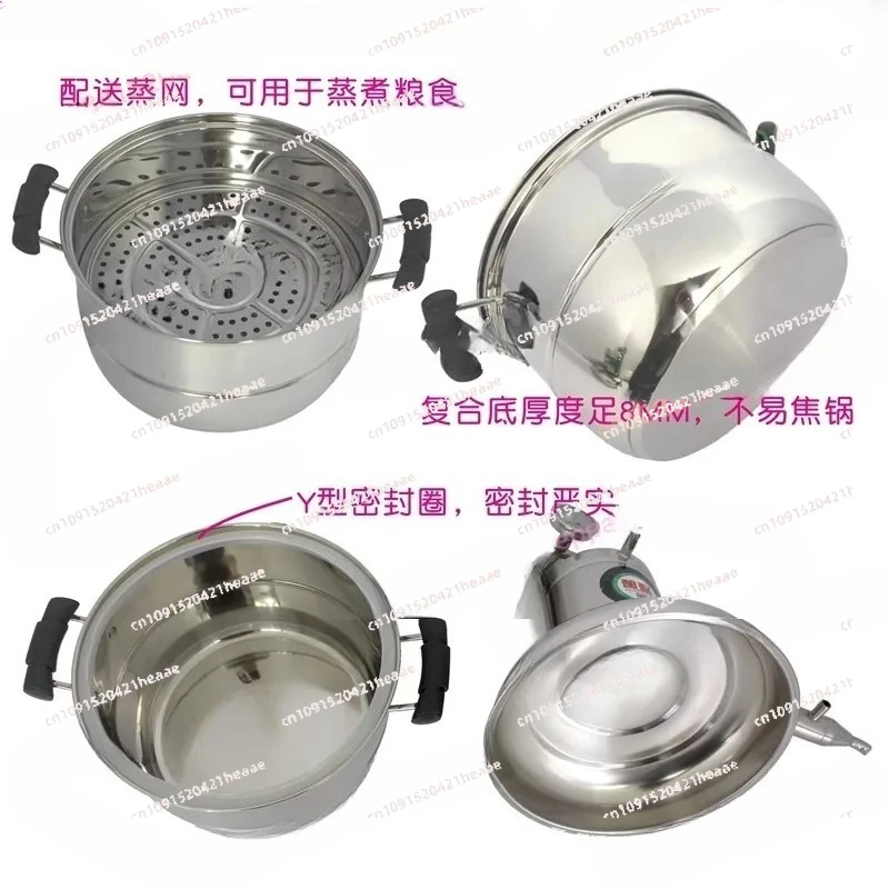 Suitable for Alcohol Distiller High Quality Stainless Steel 10L Home Use Still Winemaking Make Wine Brewing Equipment