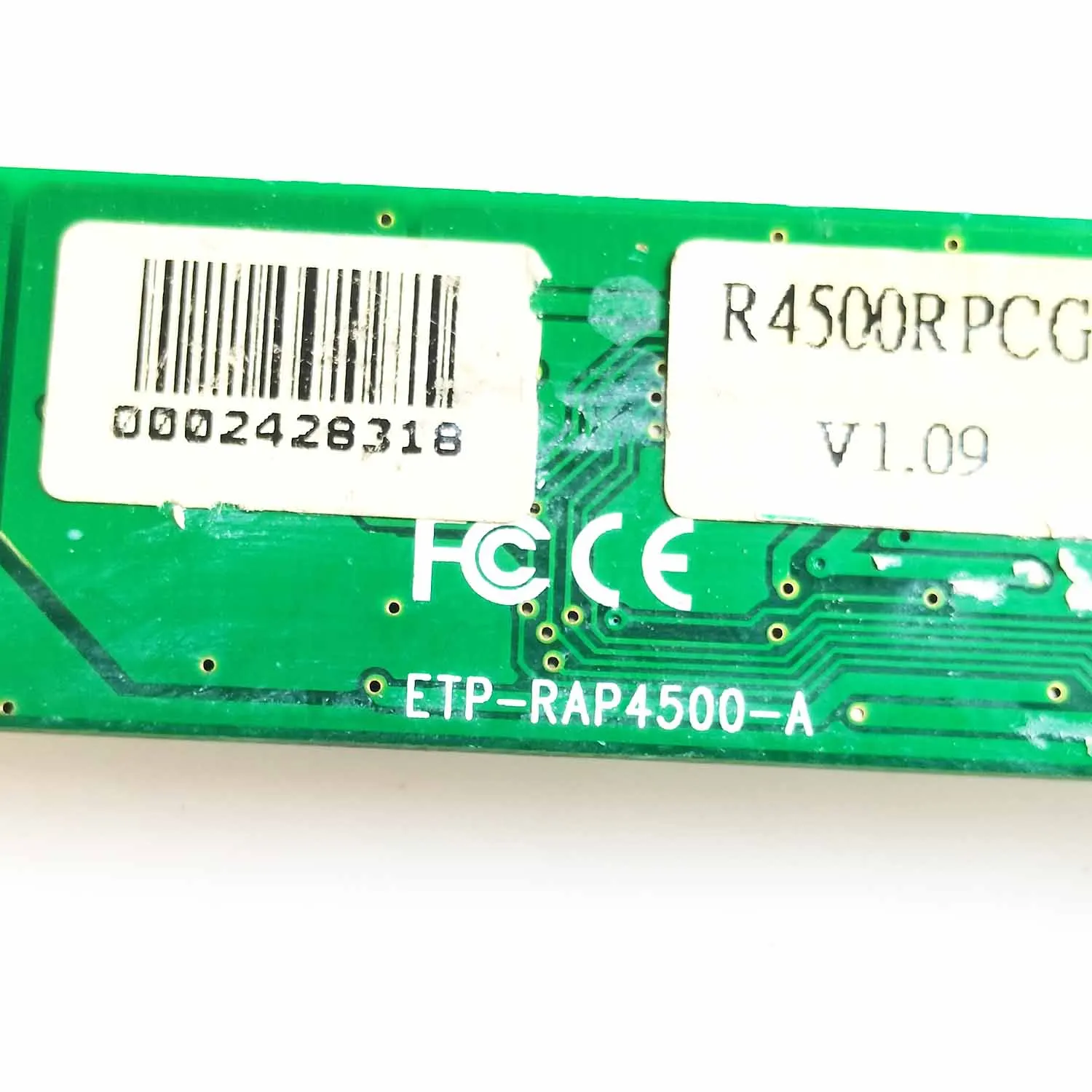 Painel De Controle De Vidro, ETP-RAP4500-A R4500RPCG V1.09, Painel De Toque