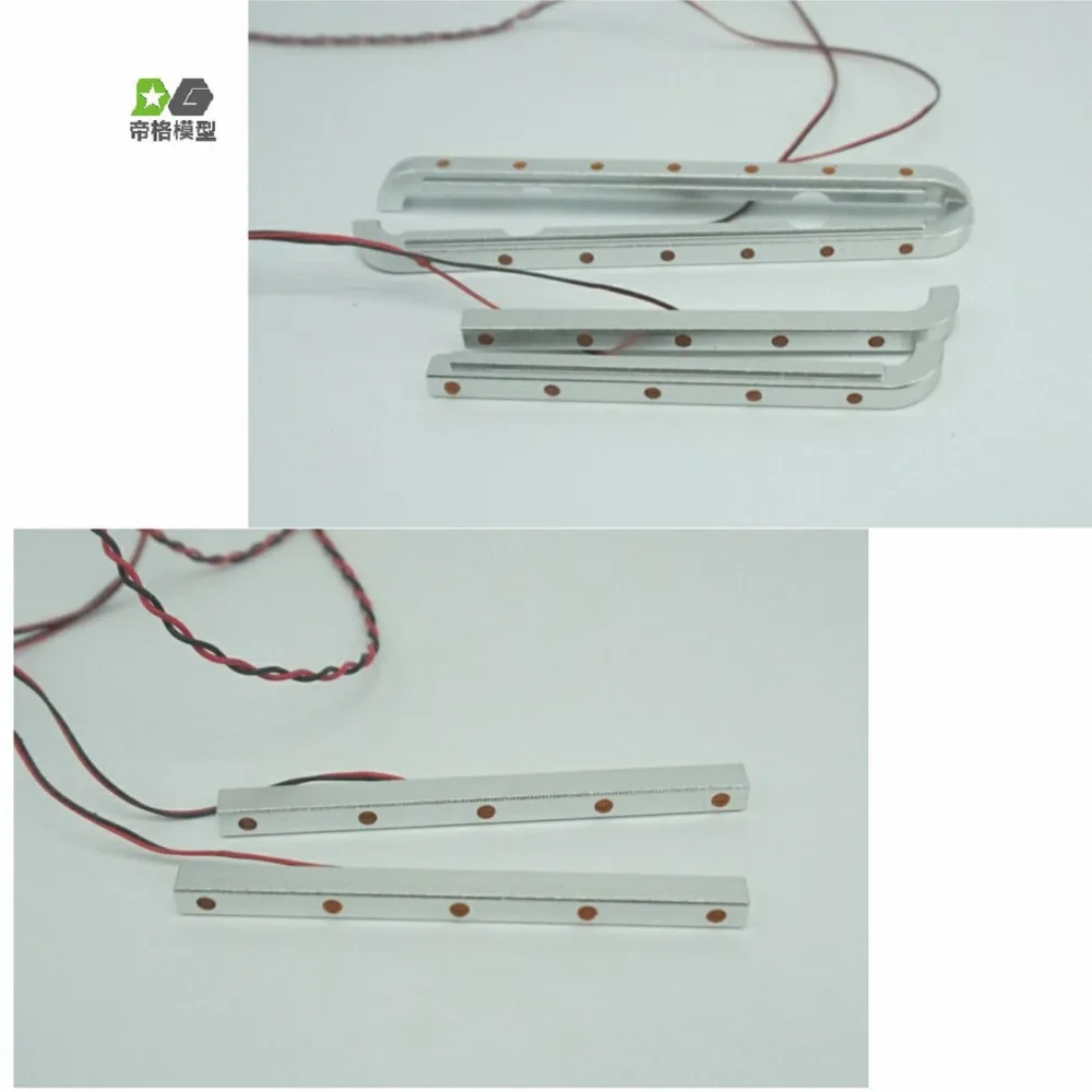 Barra Luminosa Laterale LED Accessori RC per Trattore RC 1/14 56301 Camion Carrozzeria Auto Radiocomandata Modelli Fai-da-Te Parti TH23123