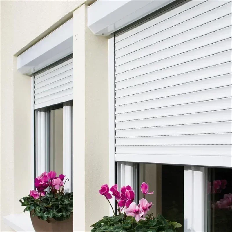 

Custom Automatic Motorized Aluminium Electric Window Hurricane Rolling Shutter with Remote Control Roll Down Shutters Hot sales