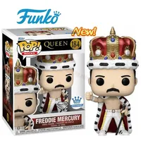NEW Funko POP! Rocks Queen Freddie Mercury #184 Diamond Collection Vinyl Action Figure Collection Ornament Toy Gifts