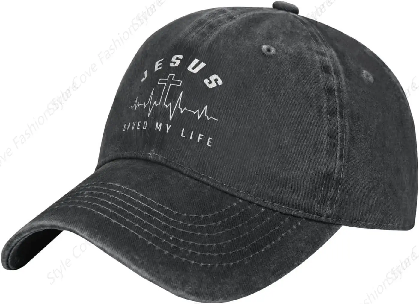 

Jesus Saved My Life Baseball Cap Pure Cotton Baseball Cap Fashion Adult Snapback Cap Men Women Four Seasons Adjustable Hat