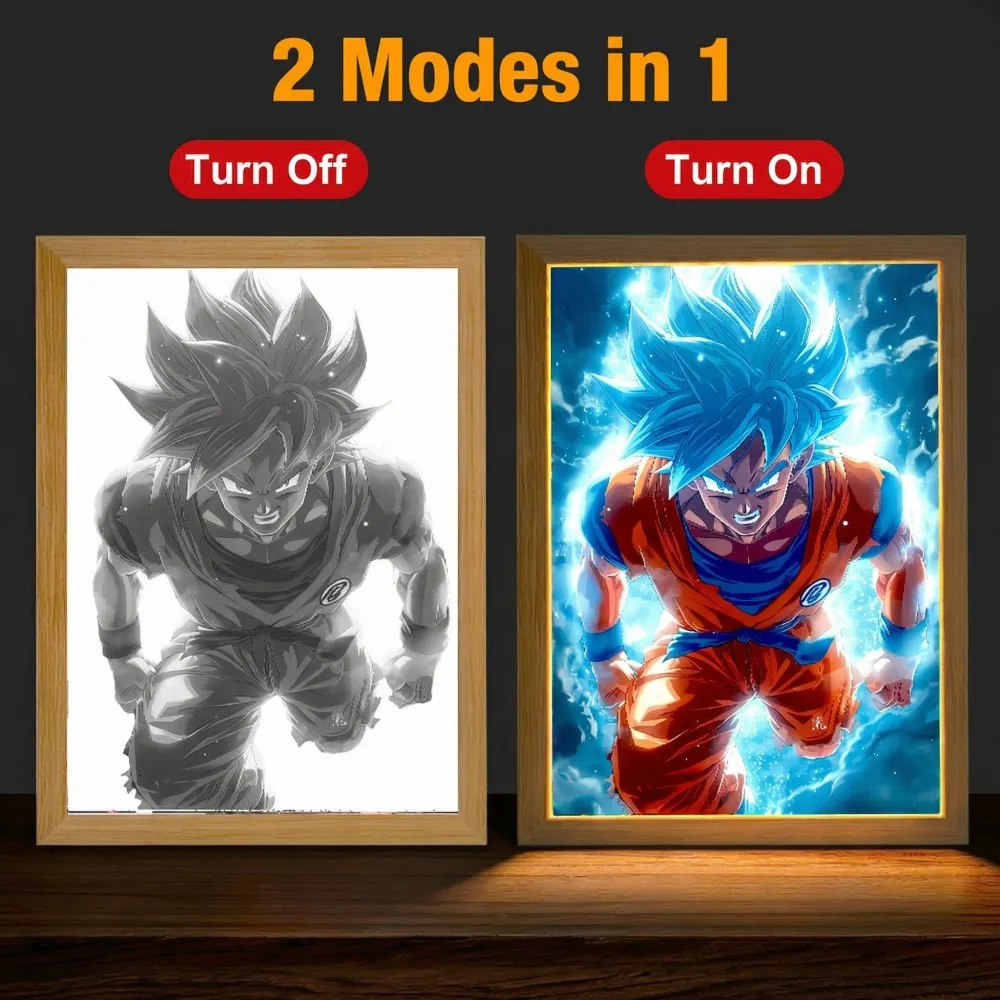 

Super Saiyan Creative Light Painting Night Light Bedside Decoration Atmosphere Moon Lamp Energy Saving LED Lamps Christmas Gifts