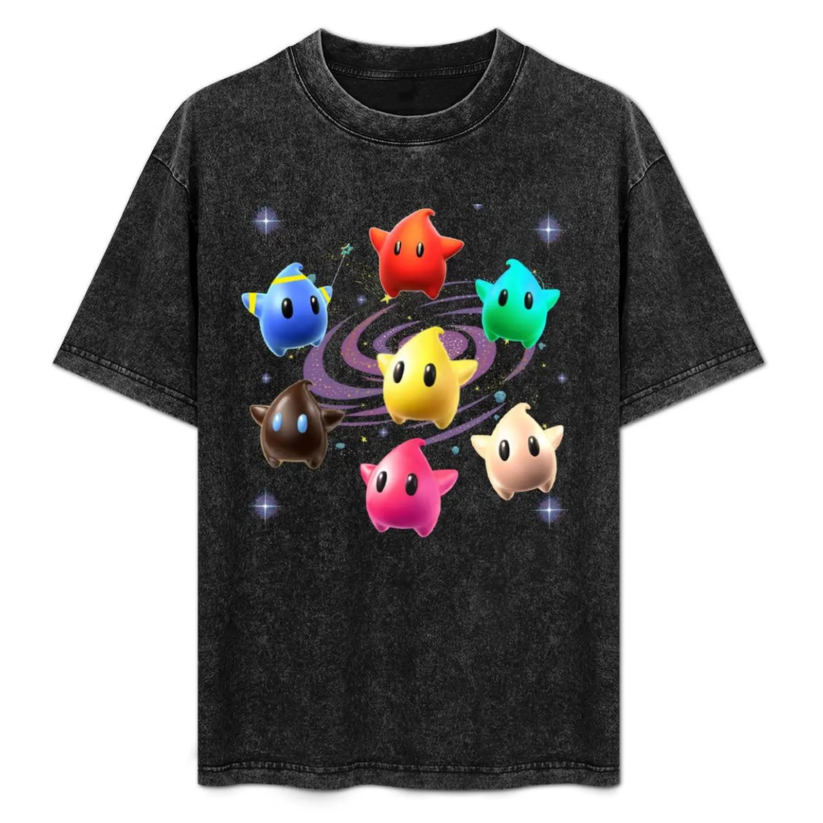 

7 Lumas in the galaxy, video game characters, birthday present. kids backpacks for school, T-Shirt Casual Work Wear T-Shirt