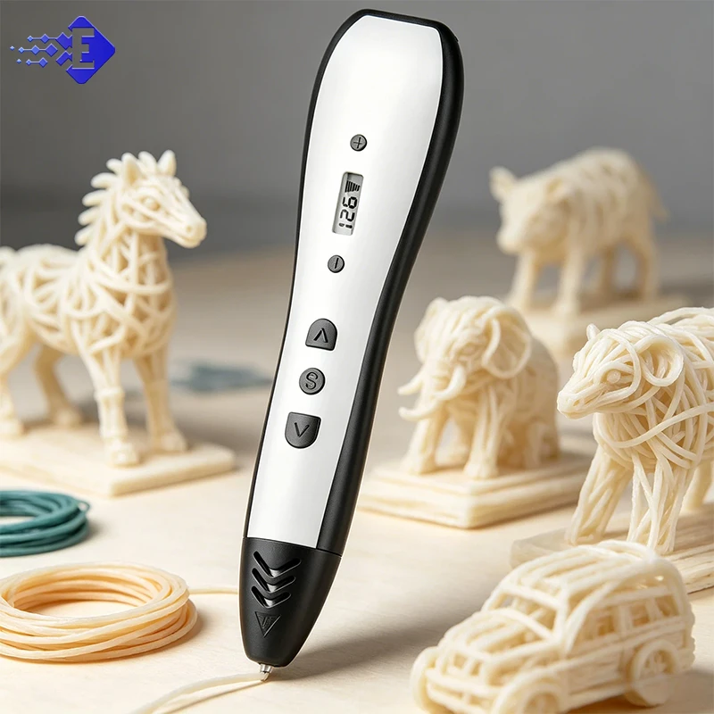 

Rp700c Smart Toys For Children Diy Stereoscopic Painting Set 3d Printing Pen Compatible With Abs+pla Consumables