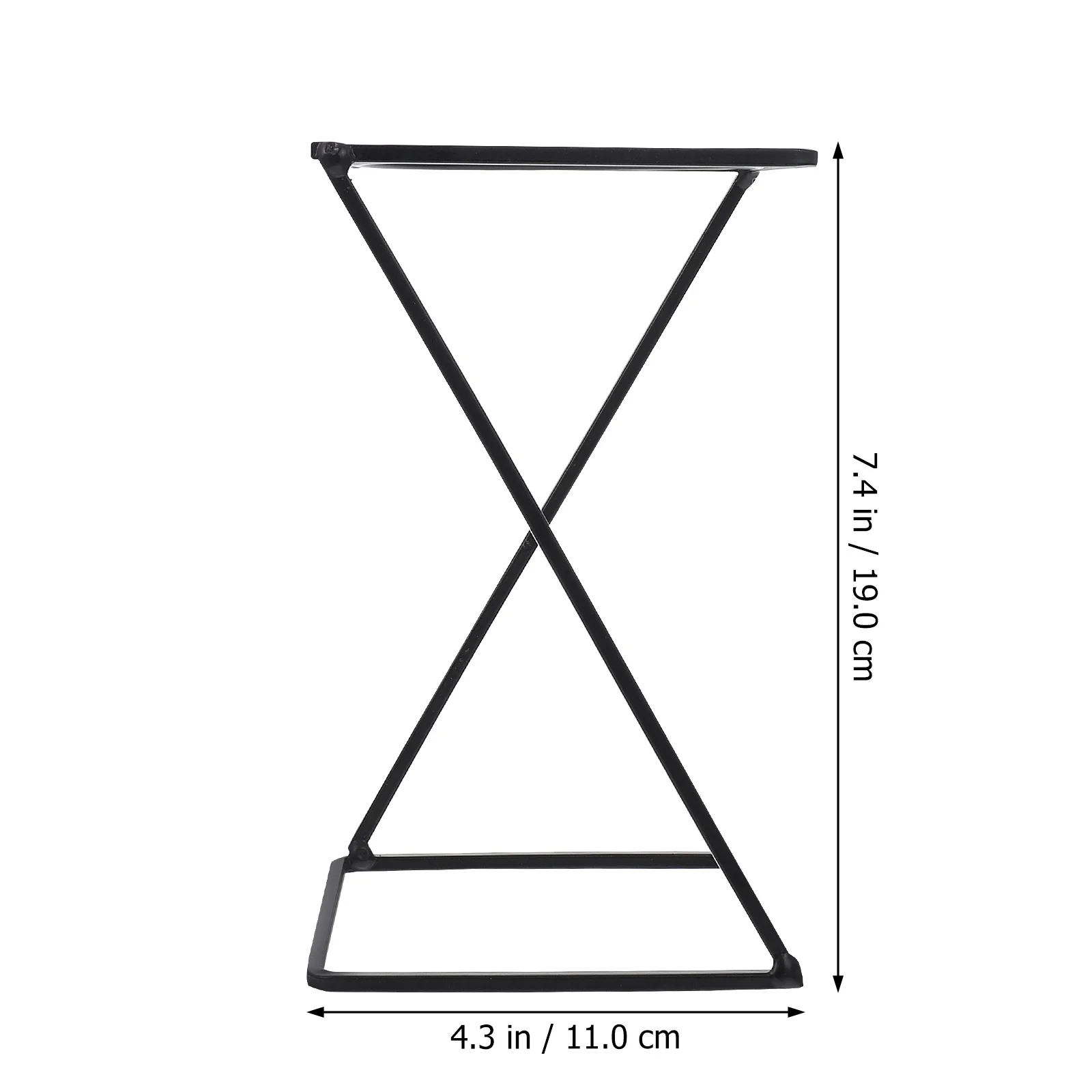 

1Pcs Coffee Filter Cup Stand Black Metal Dripper Rack Heavy Duty Holder for Manual Brewing No Power Required Easy Wash Coffee