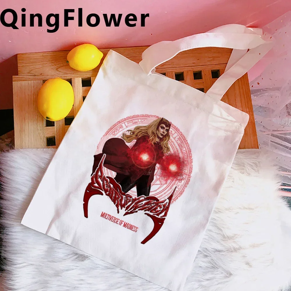 Scarlet Witch shopping bag grocery jute bag bolso tote reusable bag sacola tote reusable boodschappentas grab