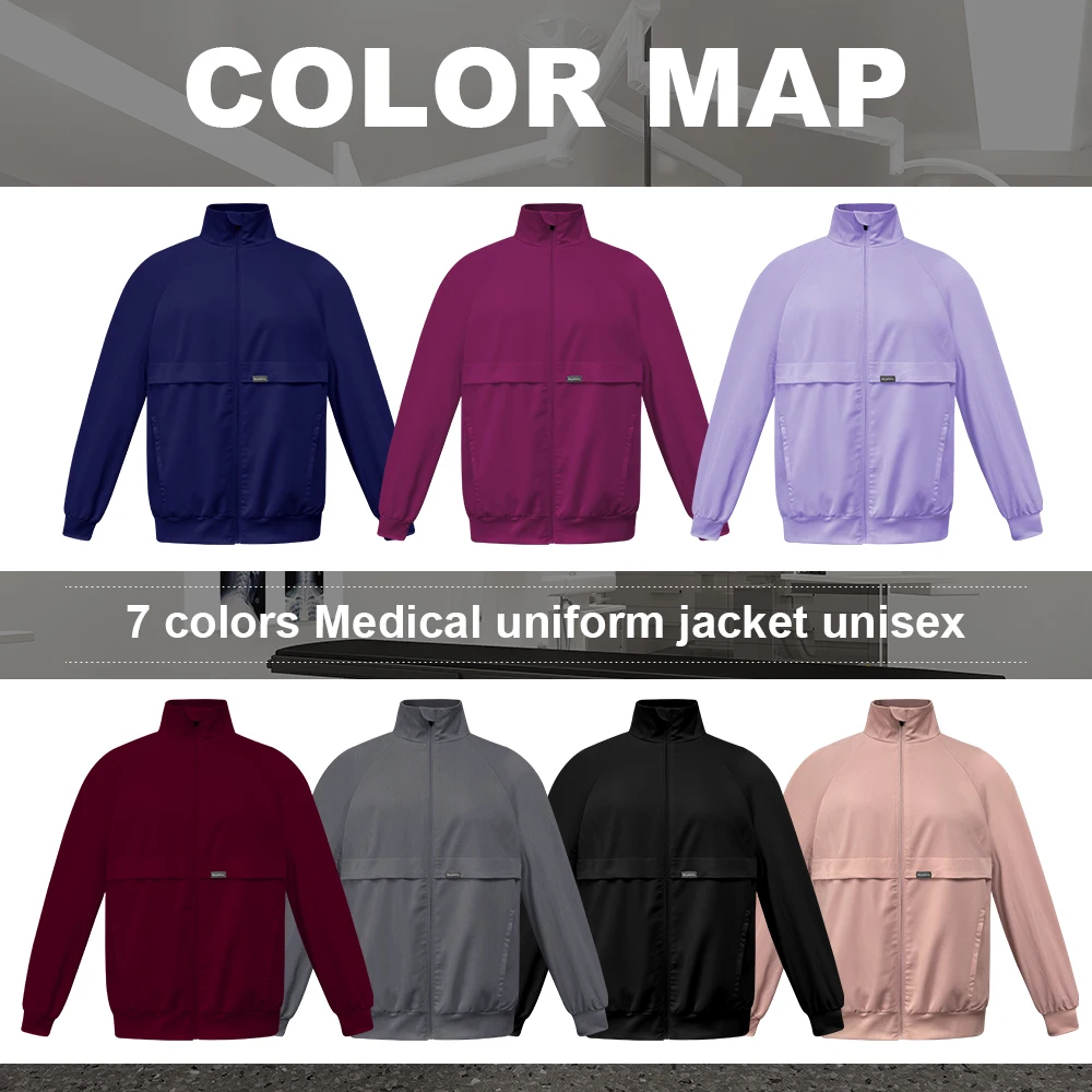 Chaqueta médica de alta calidad para médico y enfermera, accesorios de Hospital multicolor, uniforme de clínica Dental y veterinaria para mujer, gran oferta