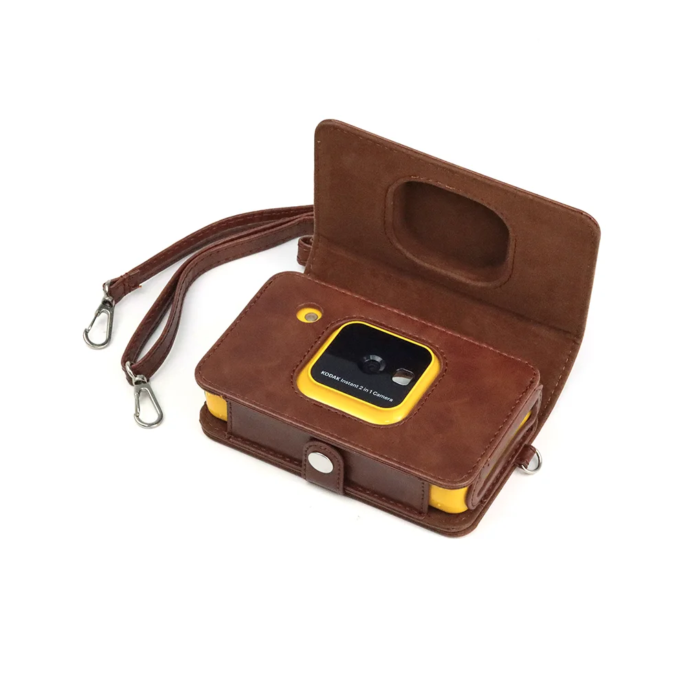 Kodak-インスタントカメラケース,miniショット2,ワイヤレス,調整可能なショルダーストラップ付きの写真