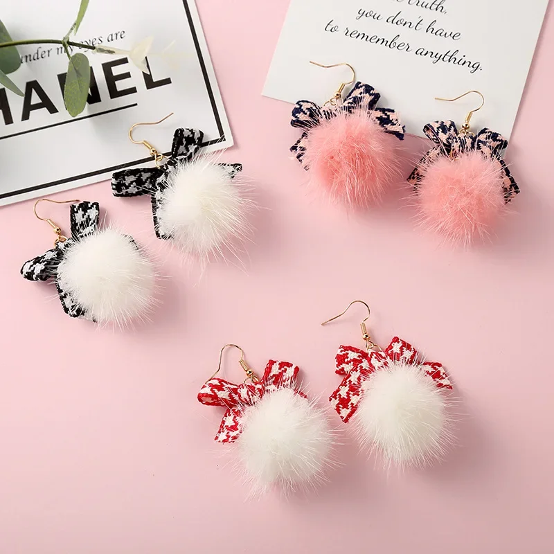 Natural Mink Pompom Ball 35mm Fur Ball DIY Pompon for Sewing on Knitted Keychain Scarf Hats DIY Jewelry Crafts Accessories