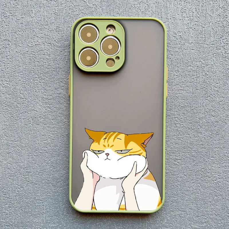 Freche Kätzchen Lustige Katzen-Kunst Handyhülle für iPhone 16 11 12 13 14 17 Pro Max 15 14 16 Plus X XR XS Stoßfeste Rückabdeckung Schutzhülle – Detail 9