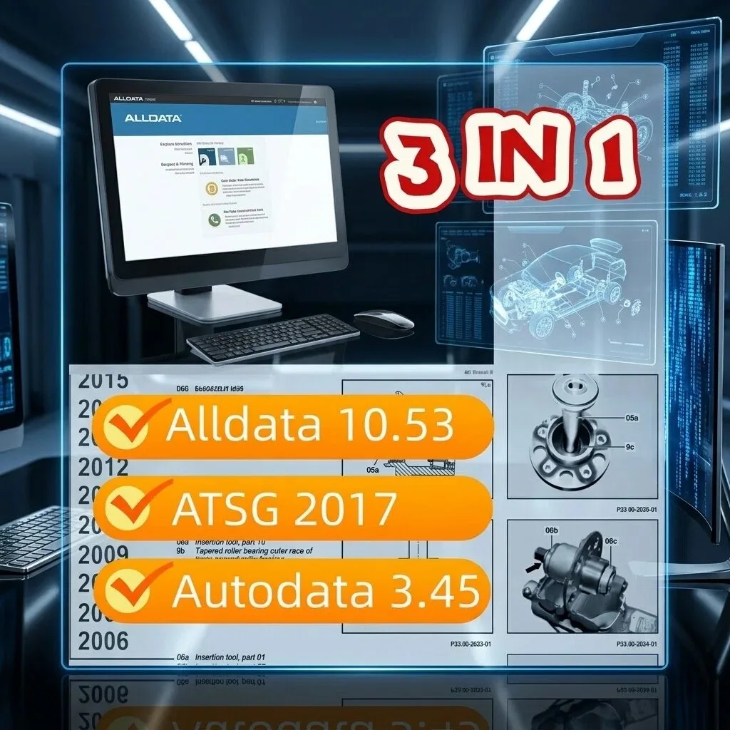 Alldata Repair Software 10.53 Automotive Tech Latest Offline 2026 Hot Sale All Data ATSG 2017 Send Link