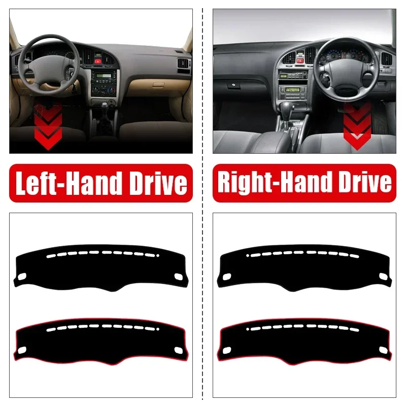 For Hyundai Elantra XD 2001 2002 2003 2004 2005 2006 Car Dashboard Cover Instrument Desk Sun Shade Mat Non-slip Pad Accessories