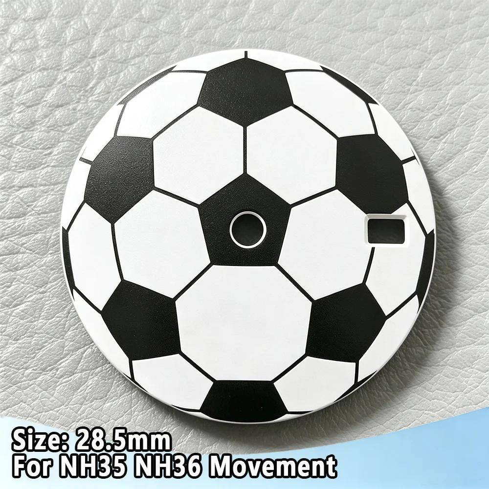 NH35 Ball Games Dial 28.5mm Ball Sport Watch Face Personalized Dial Suitable For NH35 NH36 Movement Watch Replaceable Accessorie