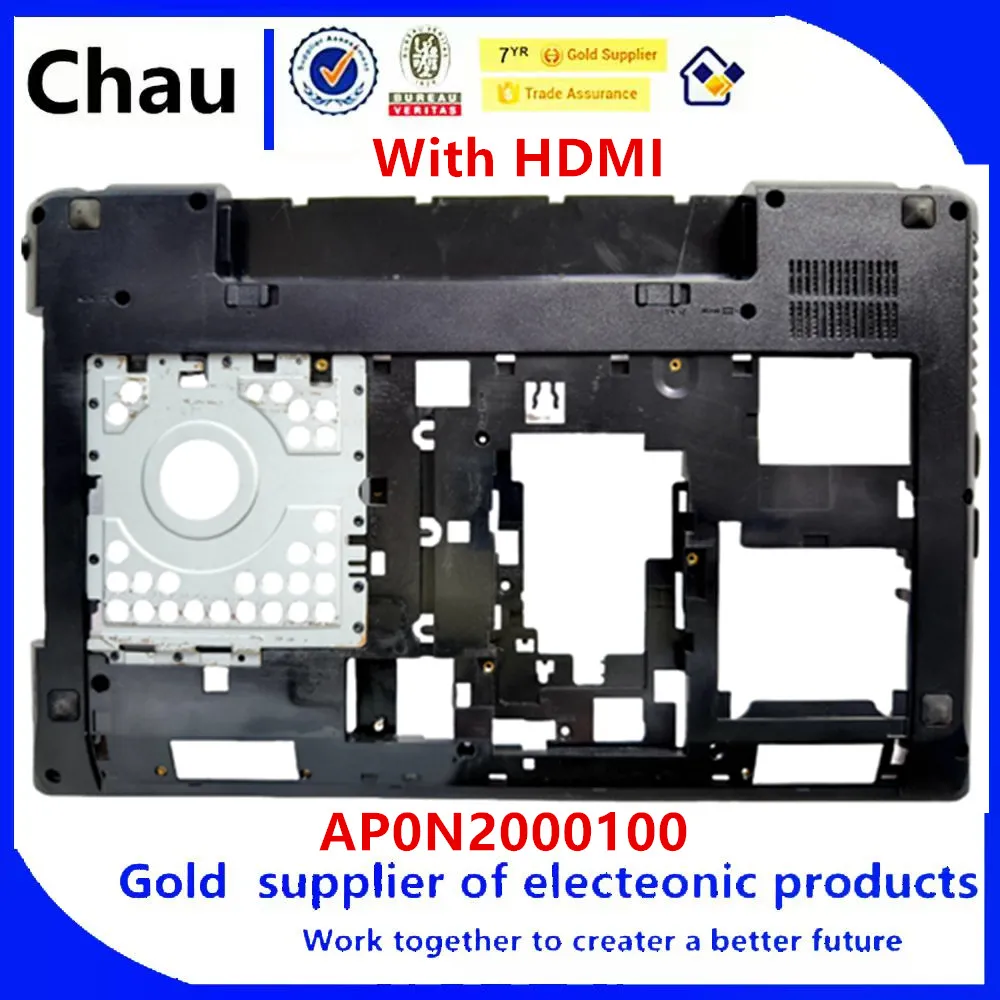 

New For Chau G580 G585 Laptop Bottom Case Base Cover With HDMI AP0N2000100