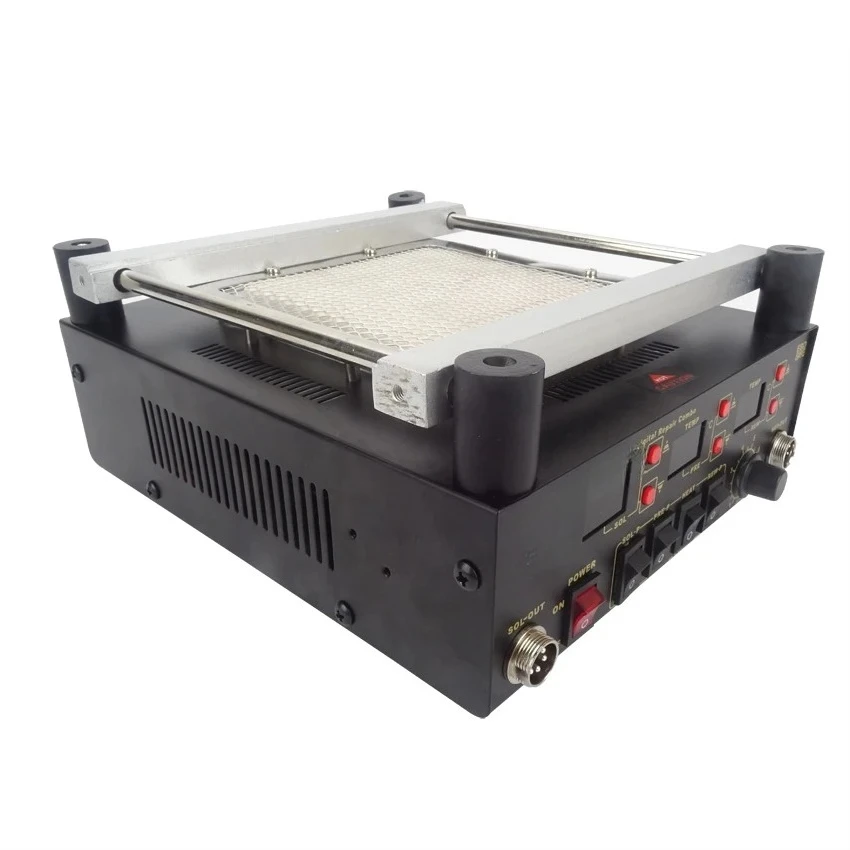 Triple Preheating Station BGA Rework Station Hot Air Gun,Soldering Iron,Hot Air Rework Station 863