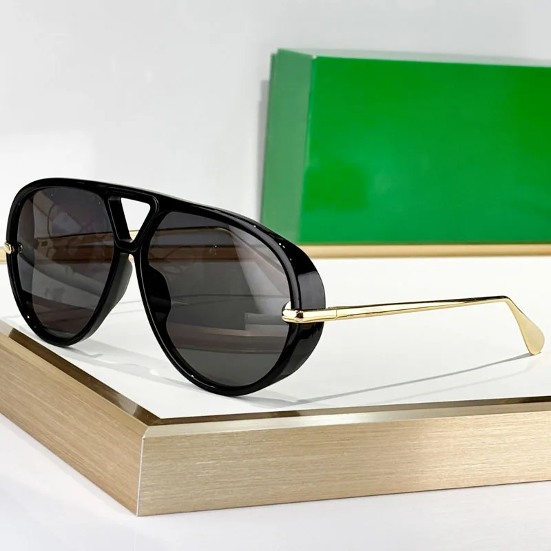 

INS Luxury Women's Sunglasses OvalFashion Street Alloy Acetate High UV400 Brand Design Glasses with Case Quality Double Bridge