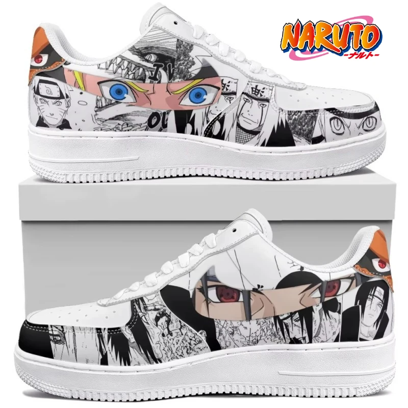 

Naruto Anime Peripheral Sasuke New 2025 Basketball Shoes High Quality Sneakers Casual Shoes Custom Shoe Unisex Birthday Gift