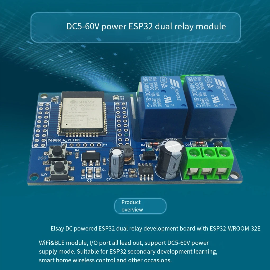 DC5-30V Power Supply 1/2/4/8 Channel Relay Module ESP32 WIFI Bluetooth BLE ESP32-WROOM Relay Board Secondary Development Board