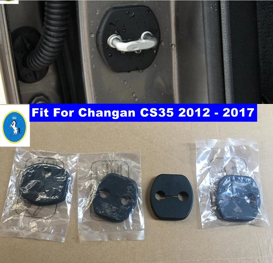 Inner Door Lock Protector Cover Buckle Kit  Fit For Changan CS35 2012 - 2017 Car Interior Accessories Parts