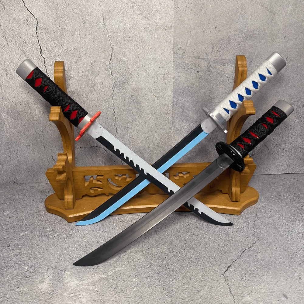 16 Zoll 42 cm Katana Schwert Ninja Messer Kunststoff Messer Ninja Anime Cosplay Prop Echte Größe Japanische Katana Samurai Säbel Spielzeug Geschenk