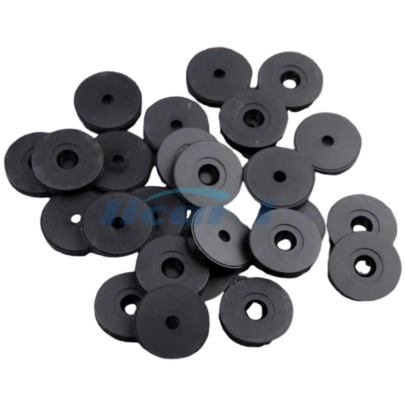 100 adet yakınlık 125Khz EM4100 EMID RFID etiketi etiket etiket para delikli bekçi tur sistemi için RFID kontrol noktası EM4100 EMID